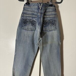 White House Black Market Light Blue Straight Leg Jeans